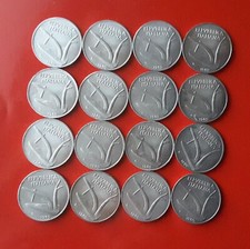 LOTTO DI 16 MONETE DA 10 LIRE