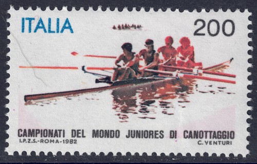 Italia 1982 canottaggio mnh - italia, mnh**
