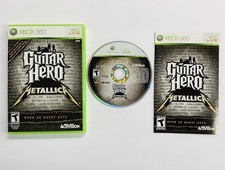 Guitar Hero: Metallica (Microsoft Xbox 360) con manuale SPEDIZIONE GRATUITA (VG)