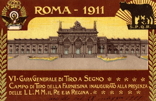 Roma 1911 gara di tiro - roma,, a
