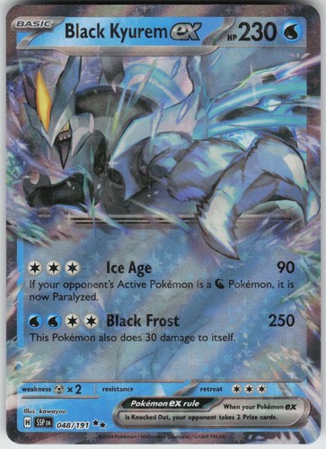 Holo black kyurem ex - ur,