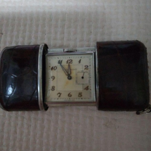 Vintage movado ermeto travel - movado,