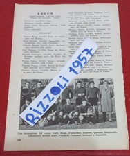 CREMONESE LECCO pagina tratta