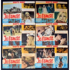 fotobuste IO L'AMORE brigitte bardot anne laurent terzieff F211