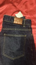 Pair  of dark blue jeans by