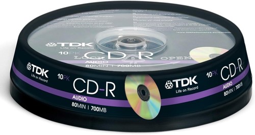 Tdk audio 80 min - tdk, cd-r