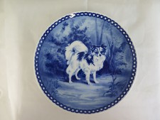 PIATTO IN CERAMICA ORIGINAL HUNDEPLATTE PAPILLON TOVE SVENDSEN DANIMARCA R77