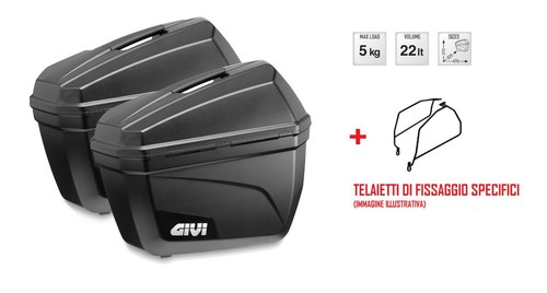 E22n givi valigie - e22n, laterali