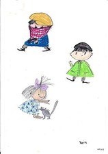 Bozzetto originale disegno a