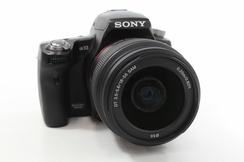 Sony alpha a33 - sony, 18-55mm