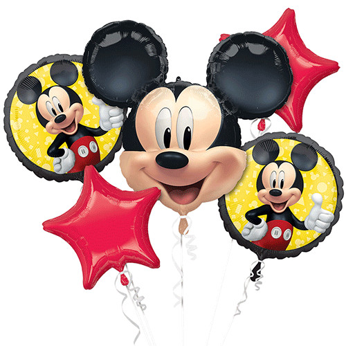 Bouquet topolino palloncini - bouquet, 5