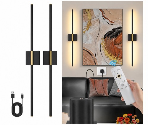 Coppia applique led lineari - led,