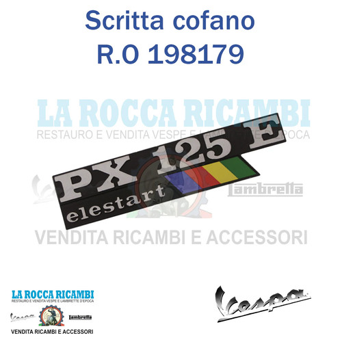 Scritta laterale cofano px - laterale,