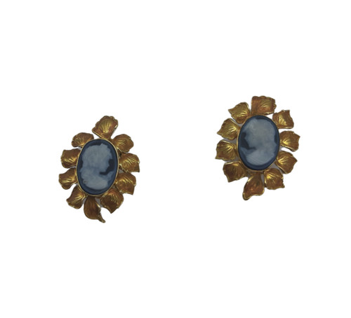 Orecchini cammeo agata - cammeo, agata,