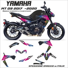 YAMAHA MT 09 2017 -2018-2019-2020 grafica Racing Full FUXIA BLU