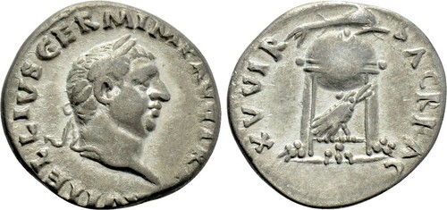 Vitellius denario ar - denario,