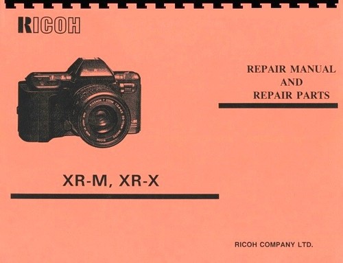 Ricoh x manuale di - ricoh, xr-x