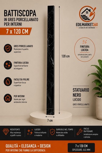 1pz battiscopa - (120cm),