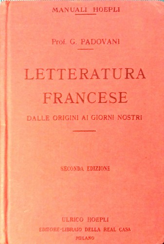 Letteratura francese dalle - francese,