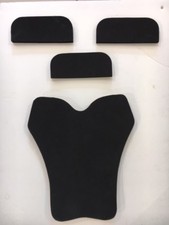 SELLA + TRE TAMPONI POST NEOPRENE ADESIVO RETINATO PER YAMAHA R6 15mm 2010-2016