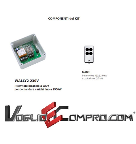 Kit radiocomando ricevitore - kit, e
