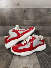 Sneakers Prada "America's Cup" rosso/argento (6420) donna taglia 36