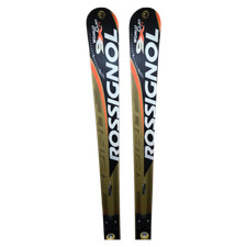Sci Rossignol World Cup 9X Ti 181cm con attacchi look usati neve alpina