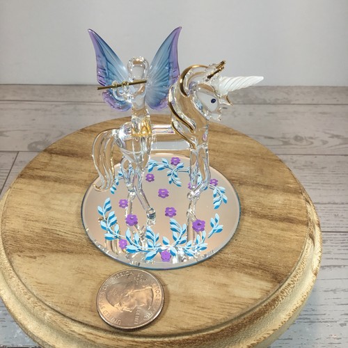 Unicorno vetro soffiato a - vetro,