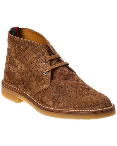 Gucci suede boot - gucci,