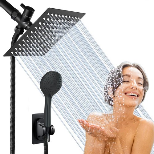 Soffione doccia nero con - con, spray
