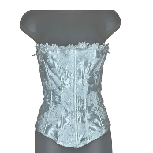 Corsetto pizzo floreale - , raso