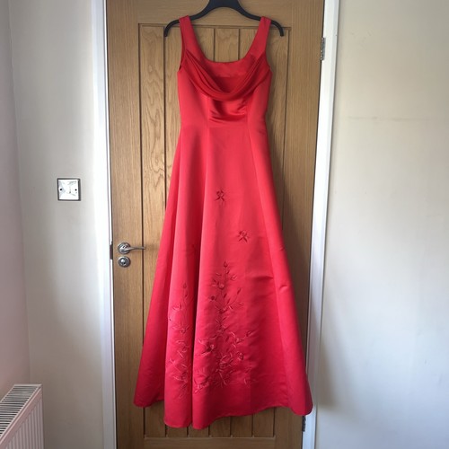 Abito lungo rosso - taglia, 10