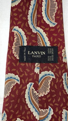 Cravatta lanvin 100 seta - lanvin, 100%