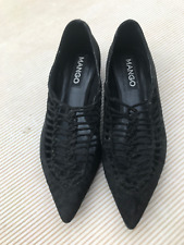 Mango - scarpe basse con la punta taglia 38 nere