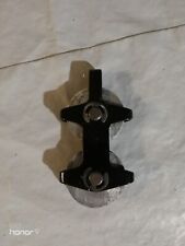 Carrucola  doppia ruota sovrapposta vintage antica restaurata