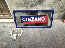 CINZANO INSEGNA IN VETRO E