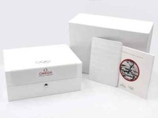 Scatola Omega Bianca OLYMPIC OFFICIAL TIMEKEEPER Nuova + Libro Top Quality Top