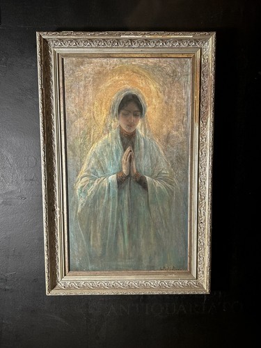 Antico dipinto madonna - antico,