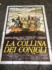 LA COLLINA DEI CONIGLI MANIFESTO 1978 ANIMATION MOVIE POSTER