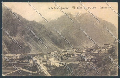 Cuneo vinadio cartolina zb2412 - cartolina,