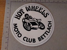 ADESIVO VINTAGE STICKER KLEBER MOTO HOT WHEELS MOTO CLUB BETTLACH 