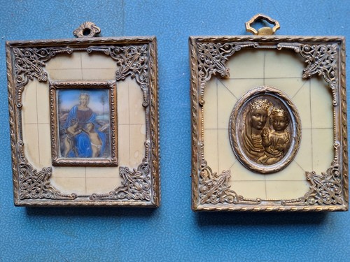 Antiche coppia miniature - coppia,
