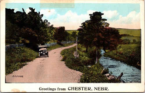 Cartolina epoca chester - d'epoca,