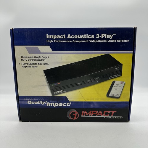 Impact acoustics play - impact,