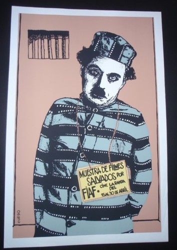 Poster cubano serigrafato