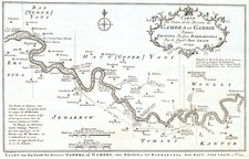 SUDAFRICA NAMIBIA "Kaart van de Loop der riviere" 1760 J. van der Schley