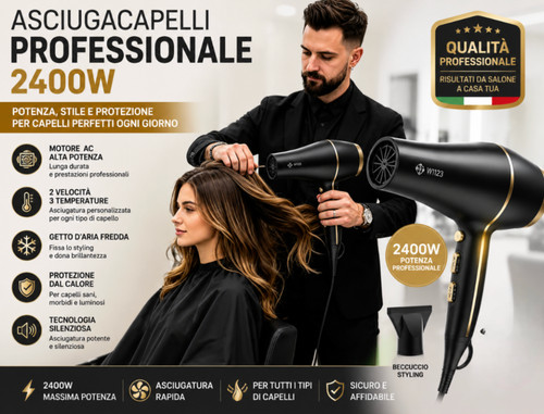 Asciugacapelli professionale - asciugacapelli,