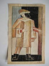 Vecchio disegno abito costume