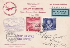 1936 AUSTRIA, Vienna - Budapest cartolina speciale Müller 208