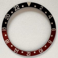 Inserto originale Rolex GMT Master II 16760 rosso-nero